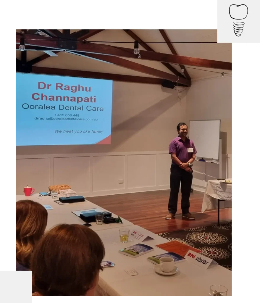 Dr Raghunath Channapati’s qualifications in teaching dental implantology