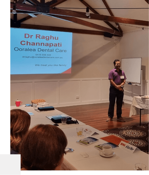 Dr Raghunath Channapati’s qualifications in teaching dental implantology